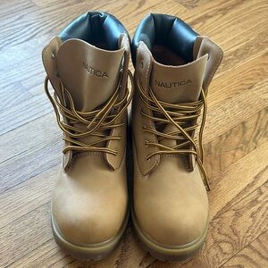 Nautica Brown Lace-Up Boots